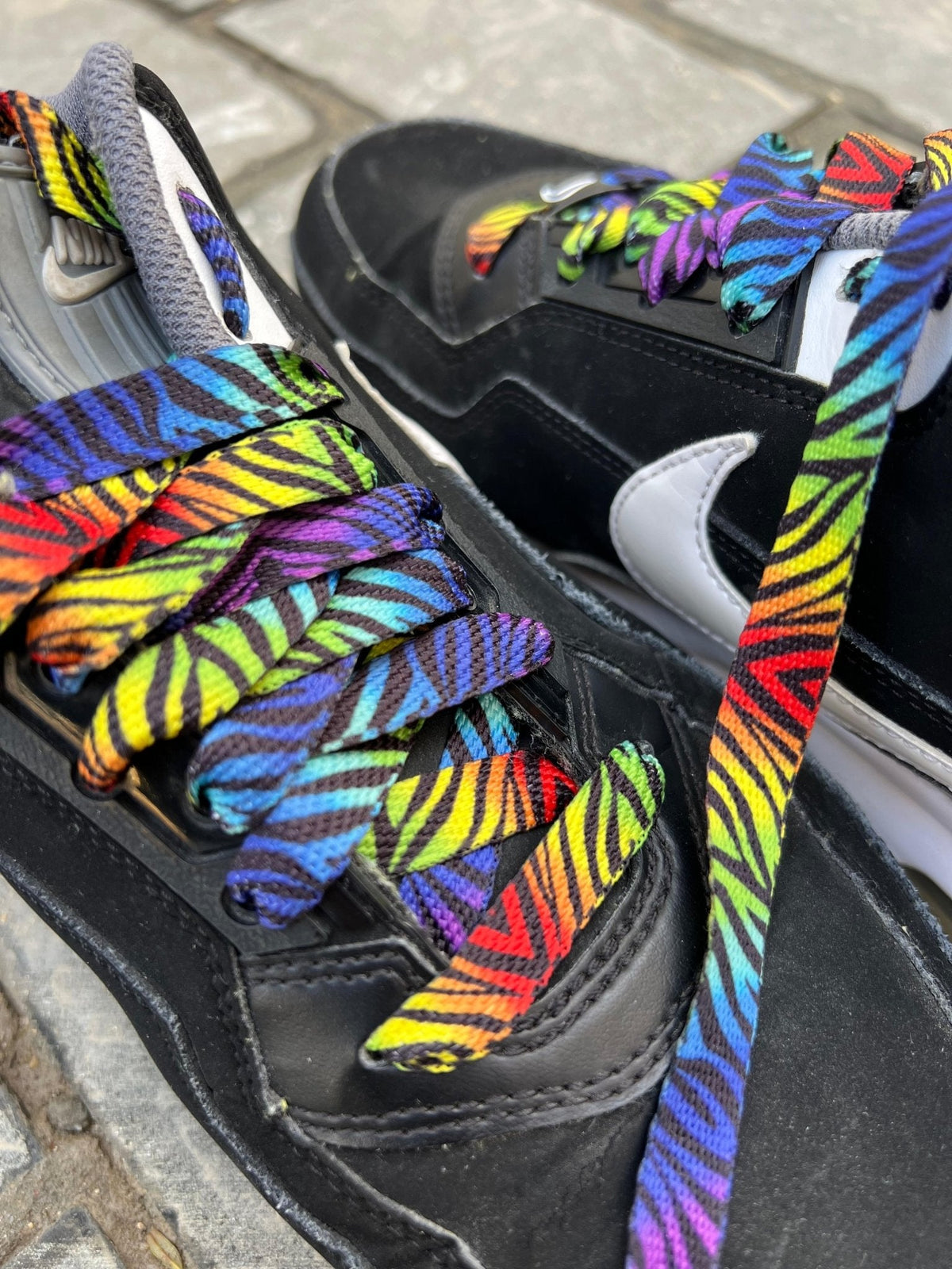 Frequency Zebra Shoe Laces