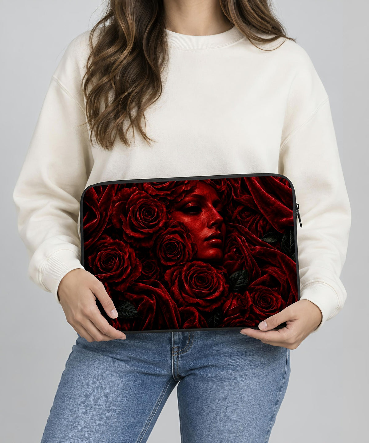 Red Rose Laptop Sleeve