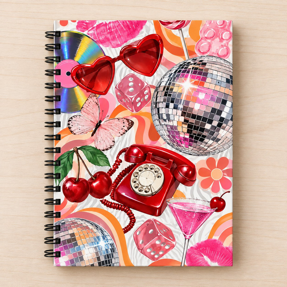 Retro Pop Disco Notebook