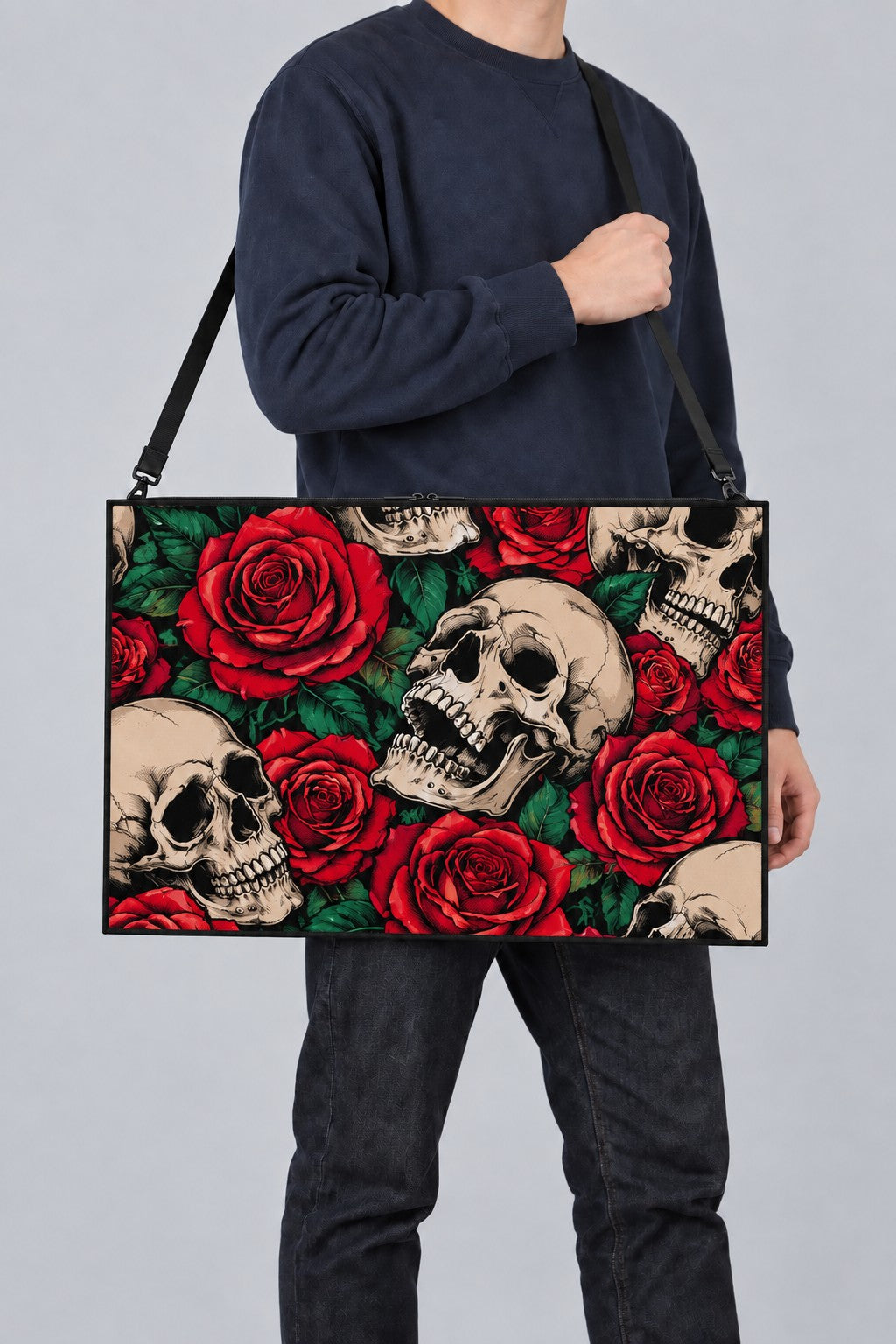 Roses & Bones Art Bag