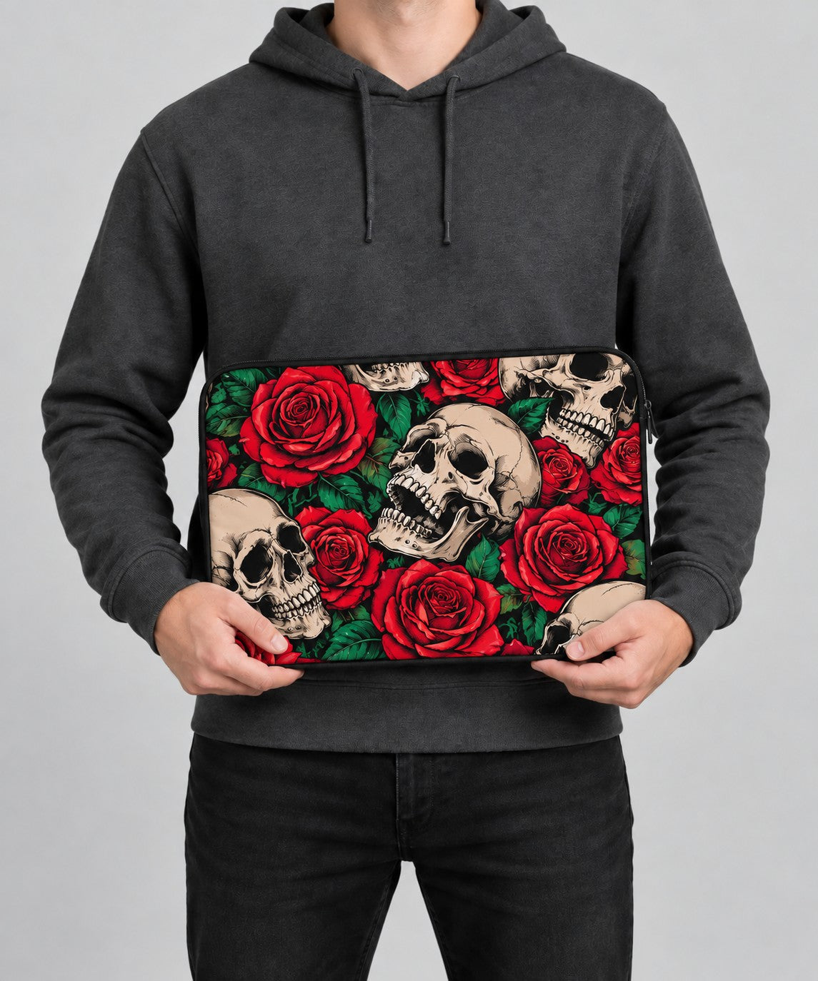 Roses & Bones Laptop Sleeve