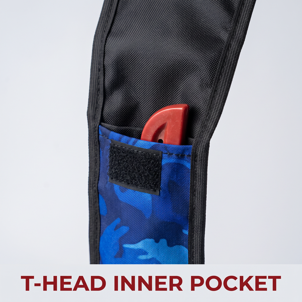 T-ruler cover T-head inner pocket