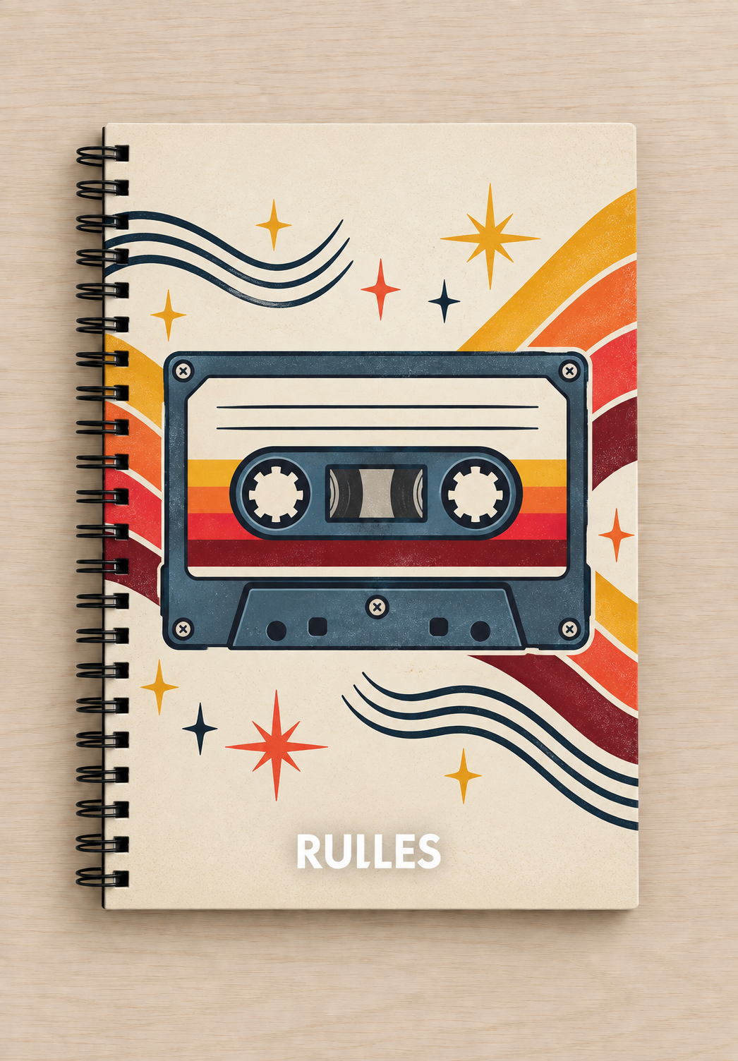 Sunset Rewind Notebook