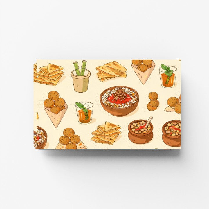 Koshary Party Credit Card Sticker