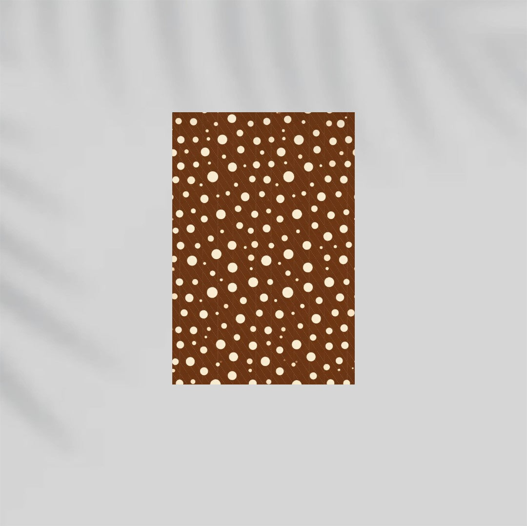 Cocoa Polka Paper Poster