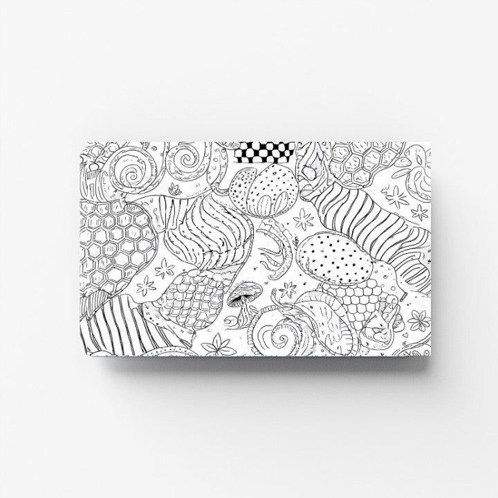 Doodle Maze Credit Card Sticker