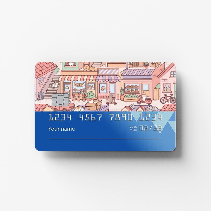 Street Cats Credit Card Sticker