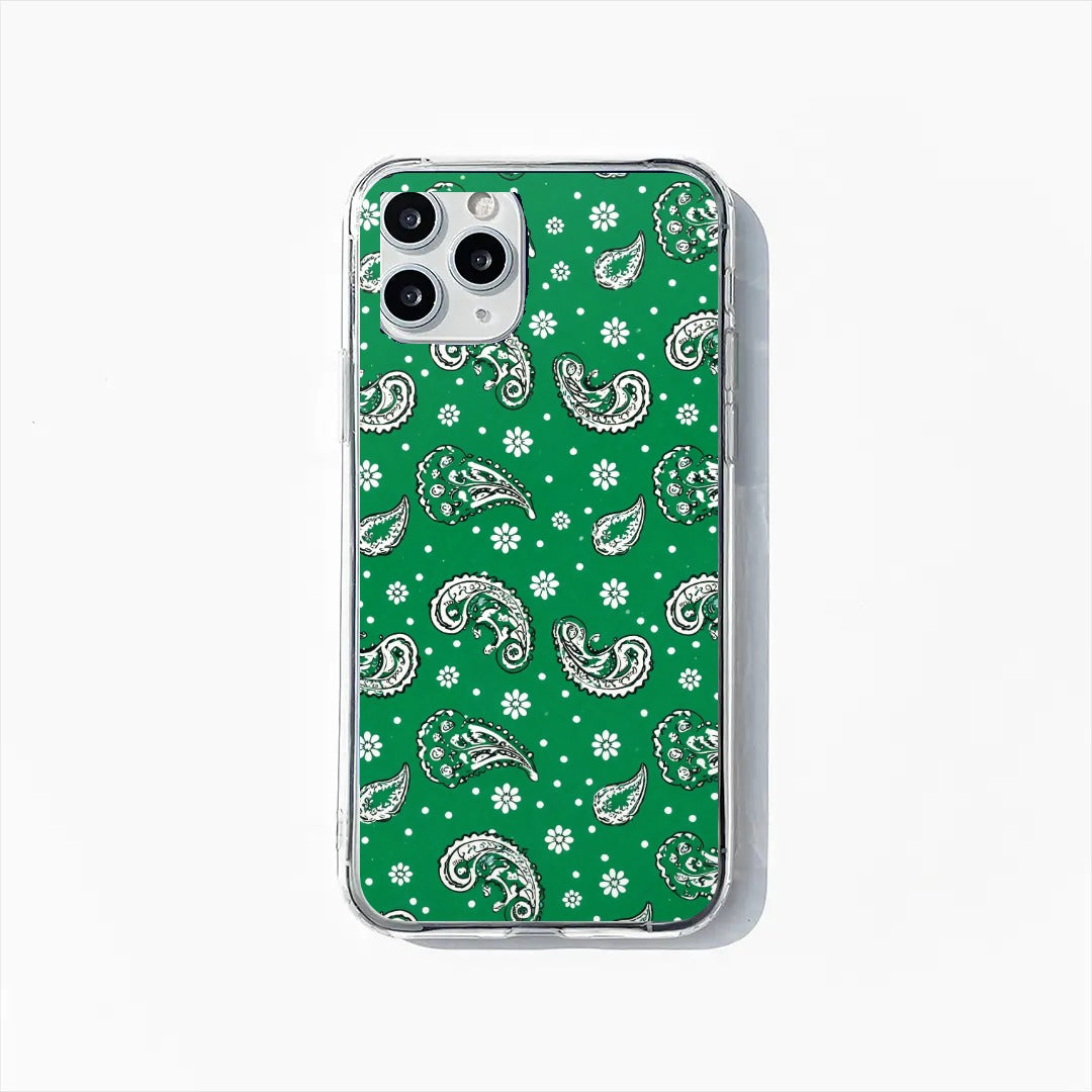Emerald Paisley Phone Case