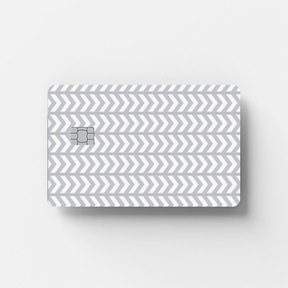 Grey-White Arrows Credit Card Sticker