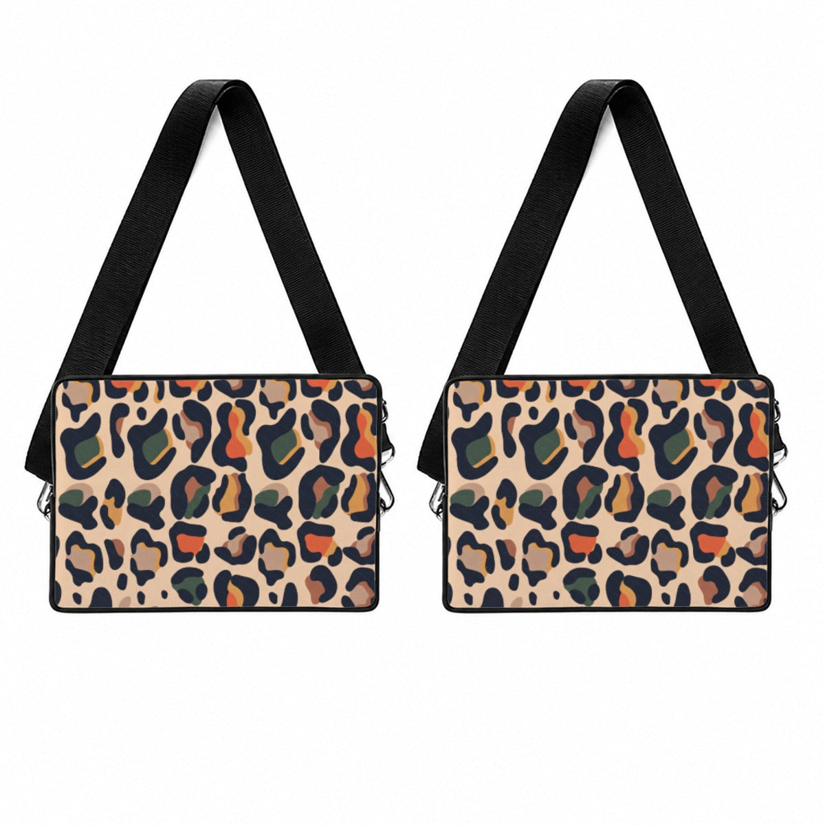 Colour Leopard Laptop Sleeve - print preview