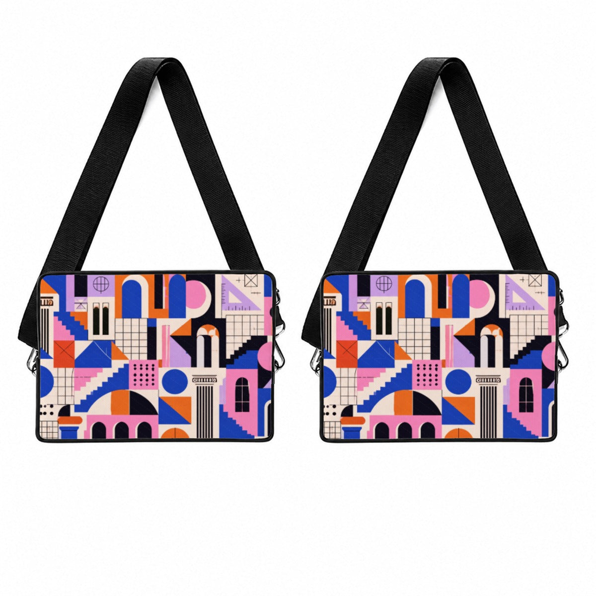 Bauhaus Blocks Laptop Sleeve - print preview