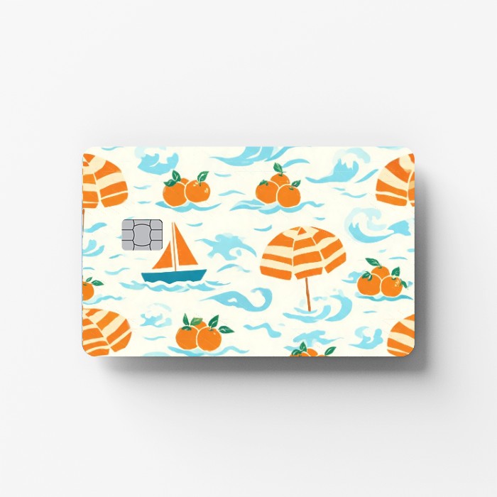 Tangerine Coast Credit Card Sticker