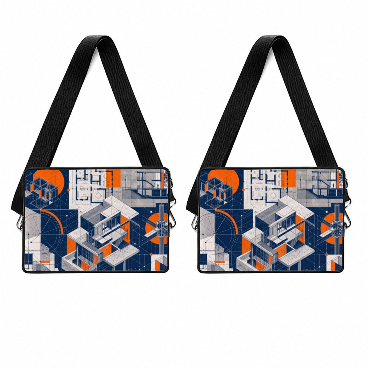 Gridline One Laptop Sleeve - print preview
